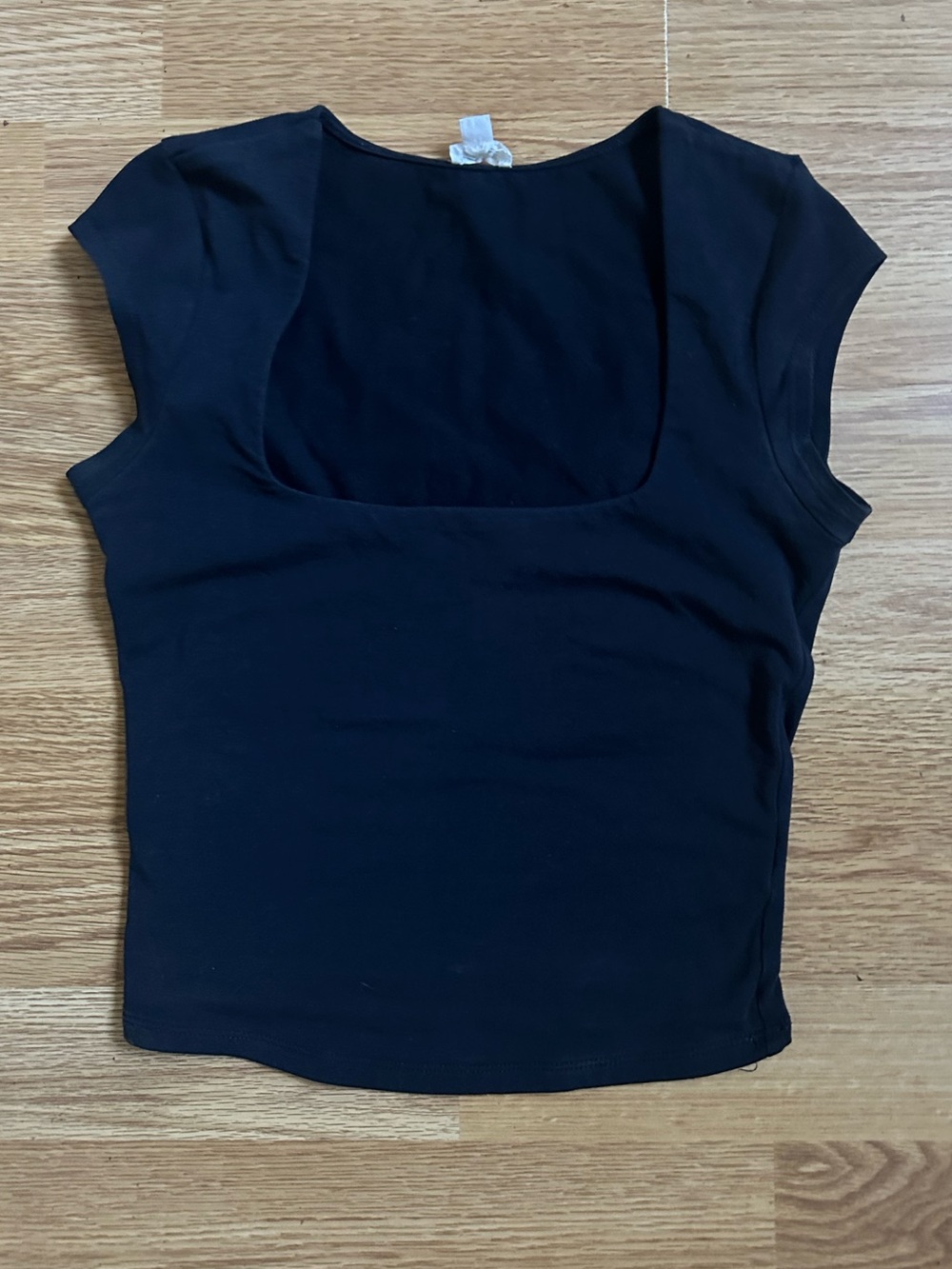 Garage Mariana blue squareneck tee